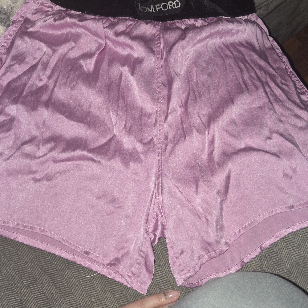 Tom Ford Women's Pink Satin Sleep Shorts